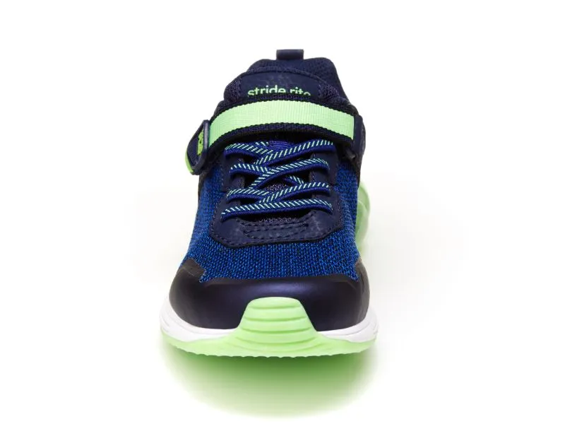 MADE2PLAY® Radiant Bounce Kid's Lighted Athletic - Navy/Green