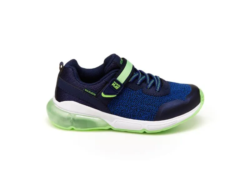 MADE2PLAY® Radiant Bounce Kid's Lighted Athletic - Navy/Green