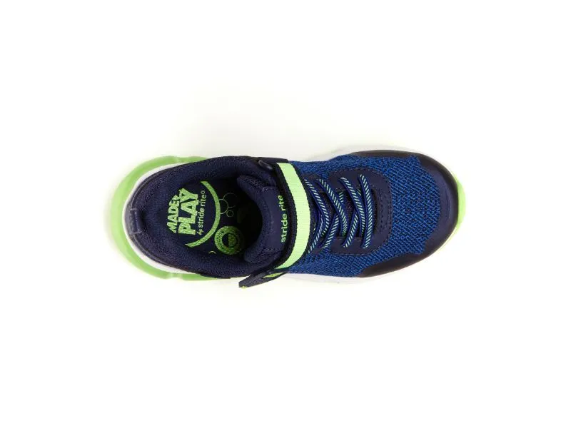 MADE2PLAY® Radiant Bounce Kid's Lighted Athletic - Navy/Green