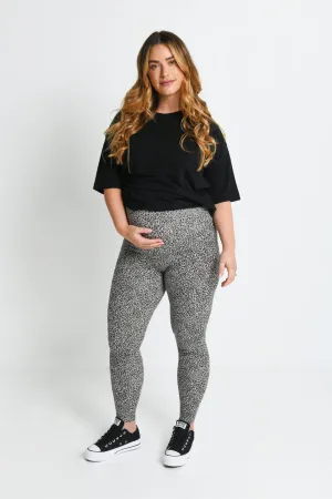 Maternity Everyday Leggings - Leopard Print