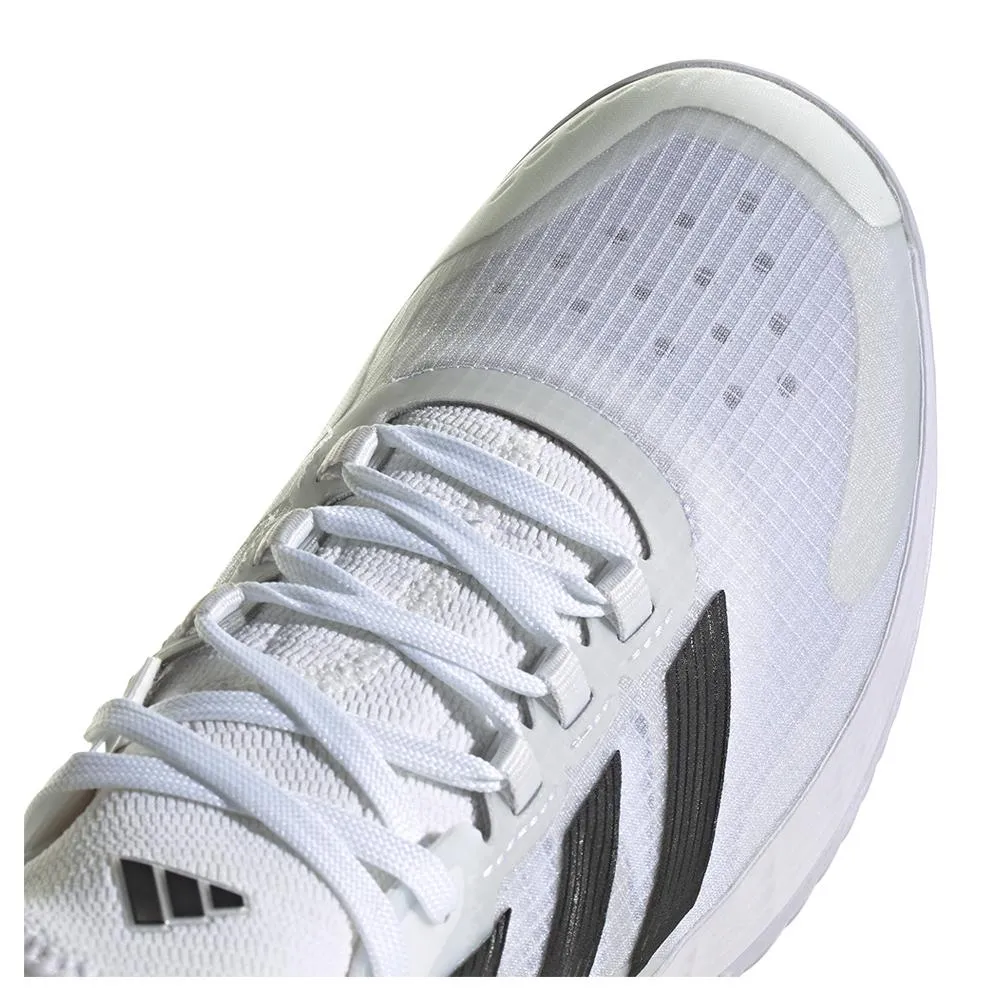 Men's adizero Ubersonic 4.1 Tennis Shoes White and Black