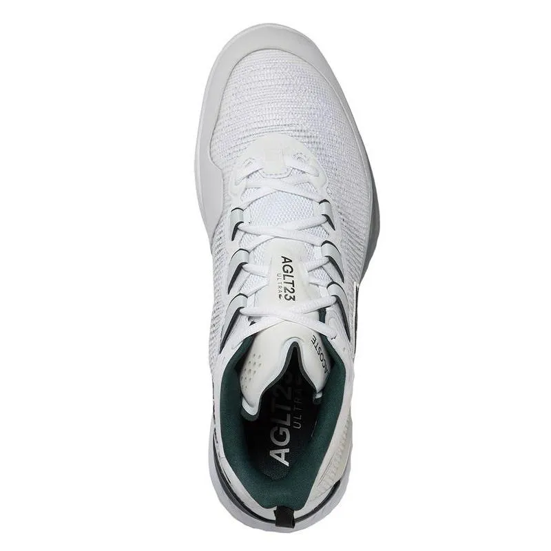 Men's AG-LT23 Ultra Tennis Shoes White and Dark Green