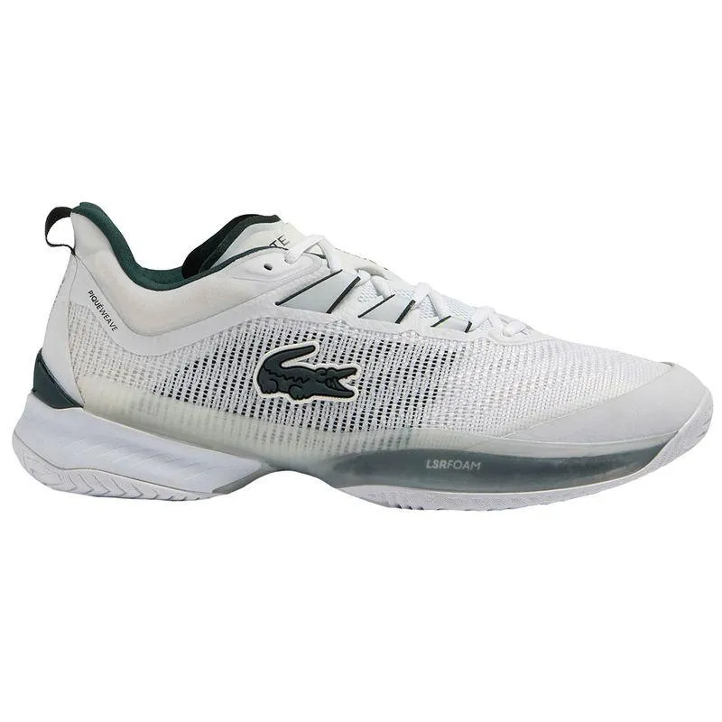 Men's AG-LT23 Ultra Tennis Shoes White and Dark Green