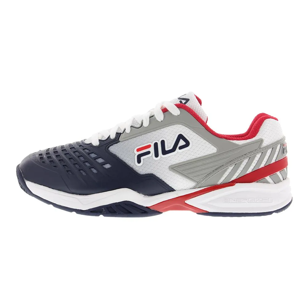 Men's Axilus 2 Energized Tennis Shoes White and Navy