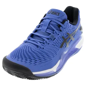 Men's Gel-Resolution 9 Tennis Shoes Sapphire and Black