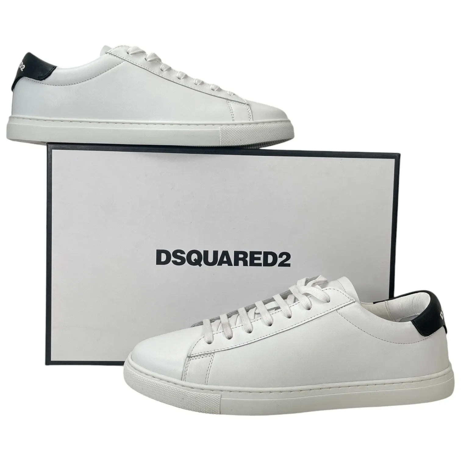 Men's Logo Low Trainers White Size EU 41 / UK 7