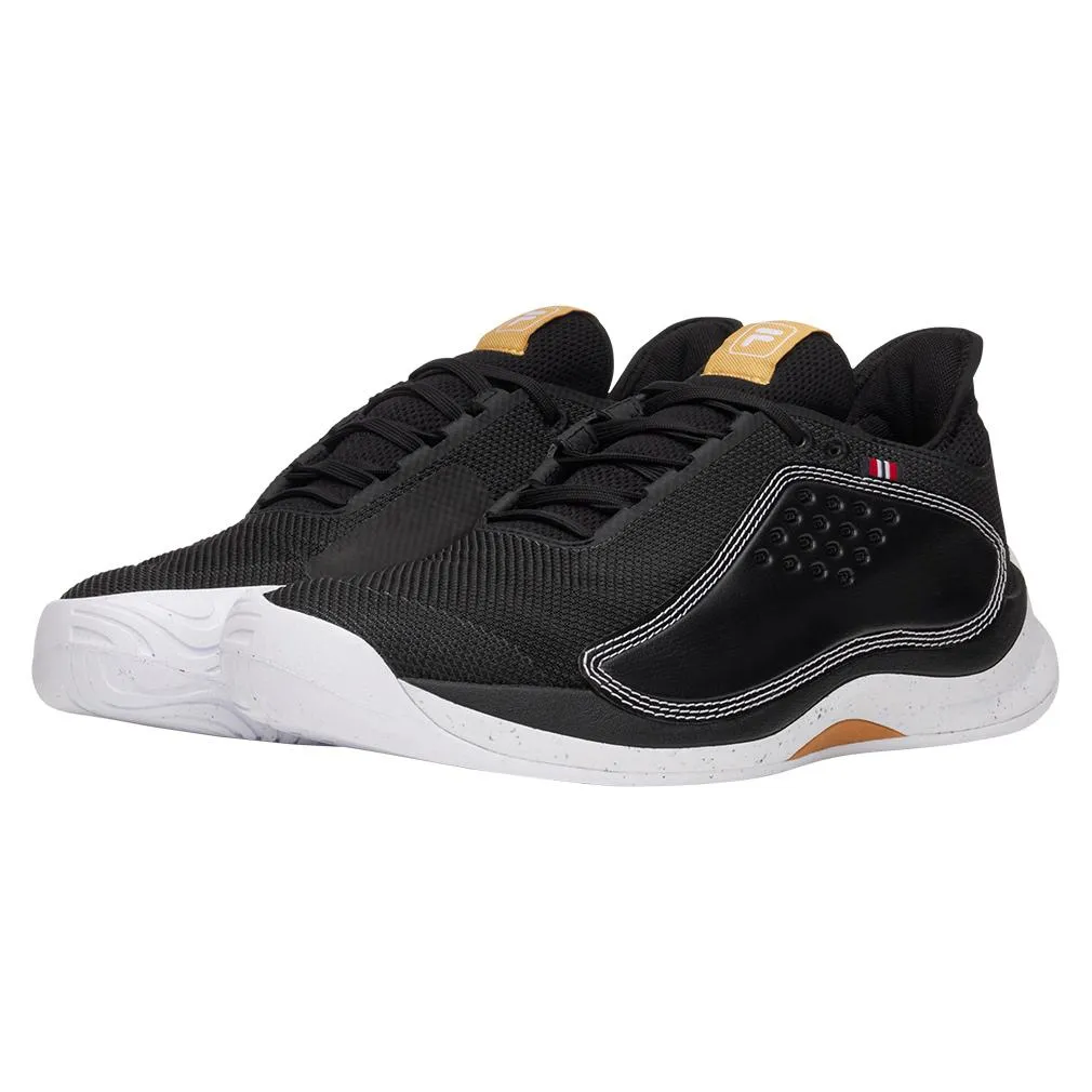 Men`s Mondo Forza Tennis Shoes Black and White