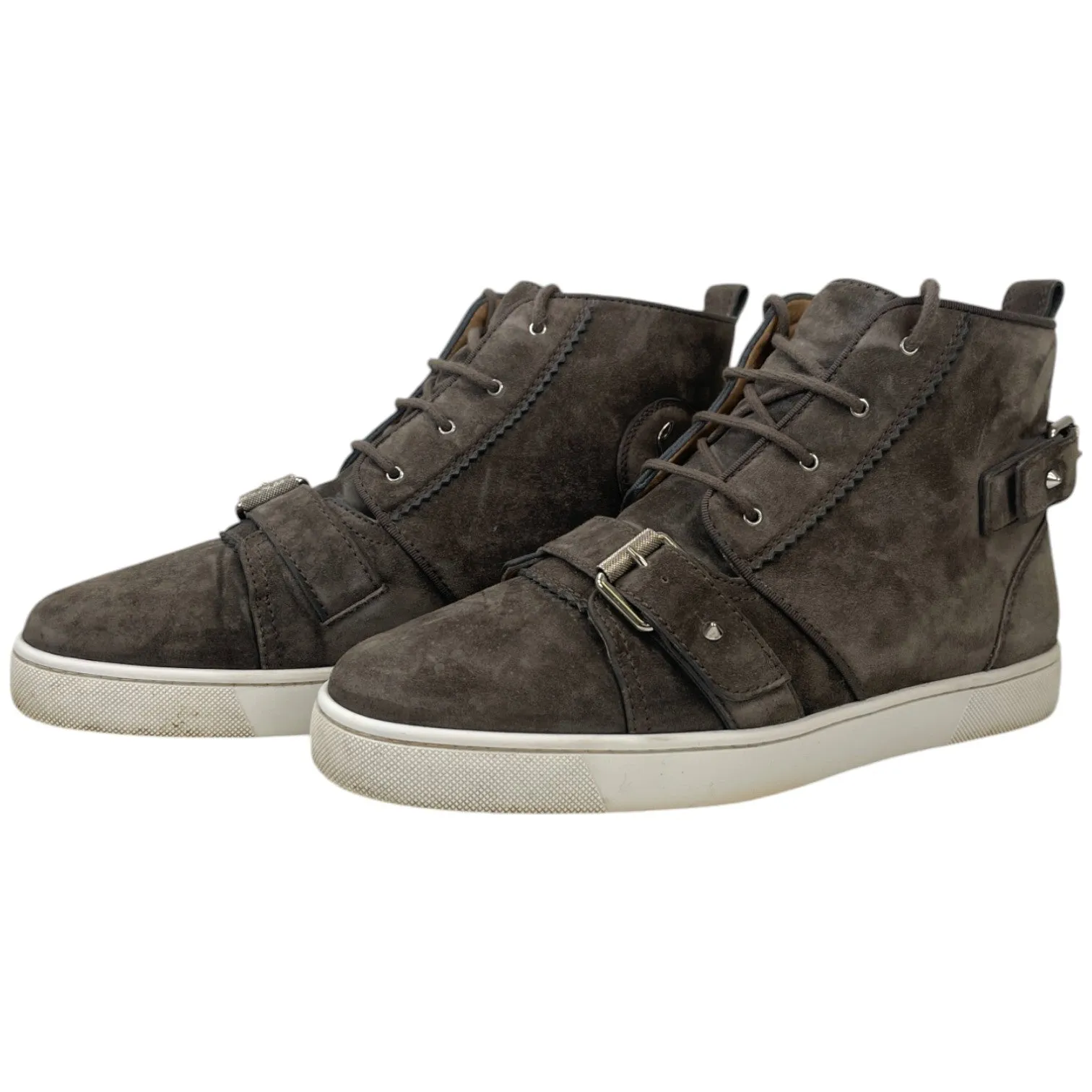 Men's Nono Strap Suede High Trainers Brown Size EU 40.5 / UK 6.5