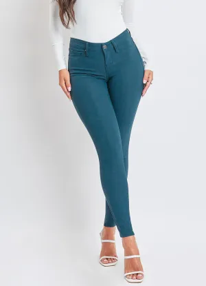 Mid Rise Skinny in Blue Steel by YMI