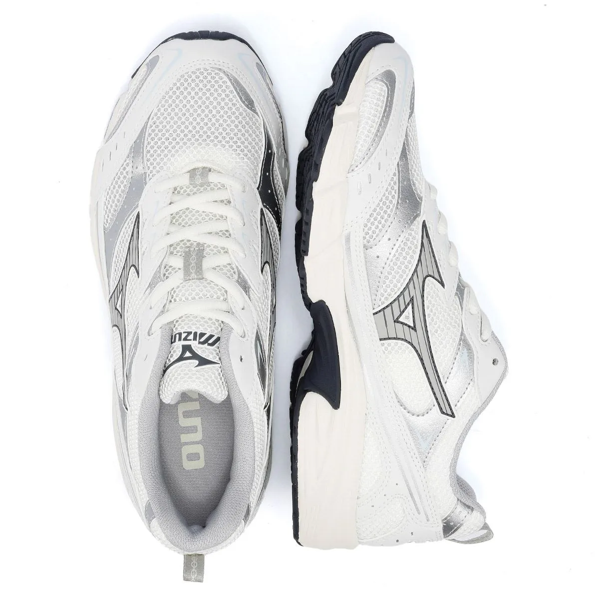 Mizuno MXR Sport White/Silver Trainers