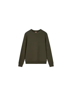 MMGAbel Crew Neck Sweat Dk Army Green