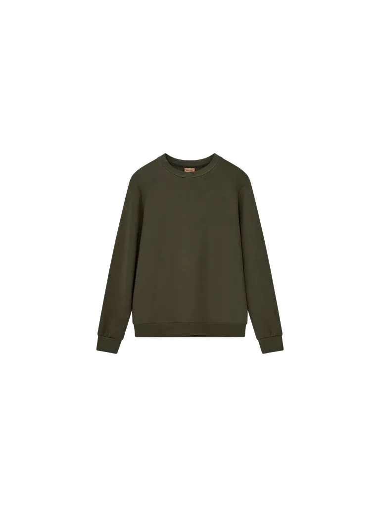 MMGAbel Crew Neck Sweat Dk Army Green