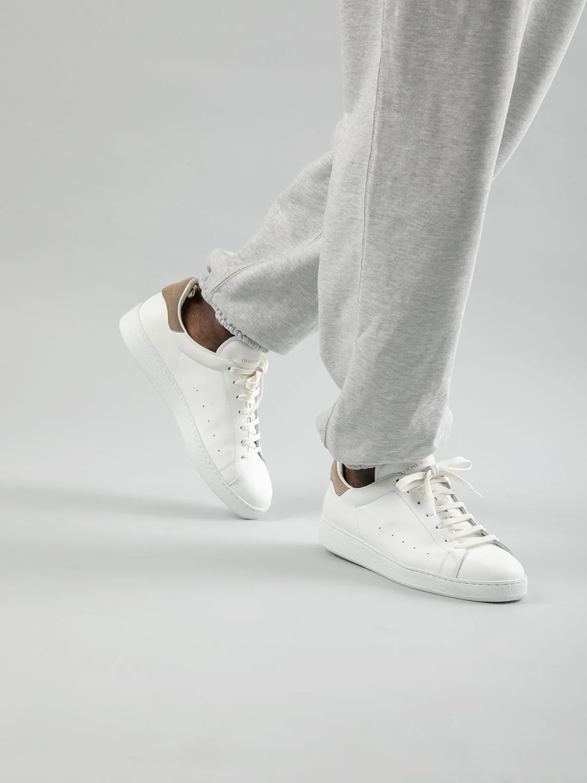 MOWER 002 - White Leather sneakers