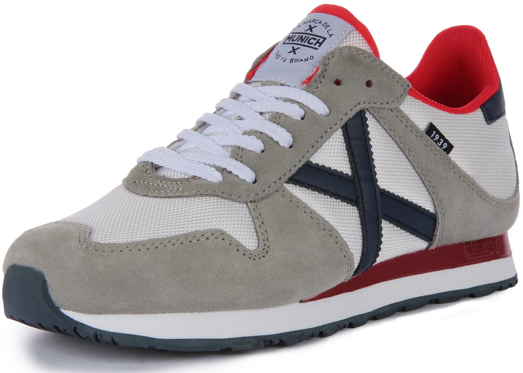 Munich Massana 434 In White Grey For Men