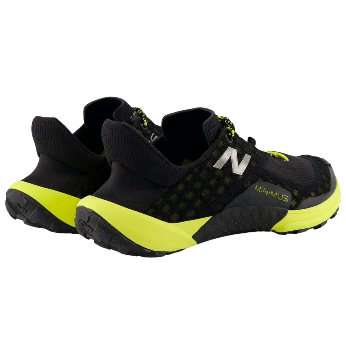 New Balance Men's Minimus Trail Black/Firefly/Ginger Lemon