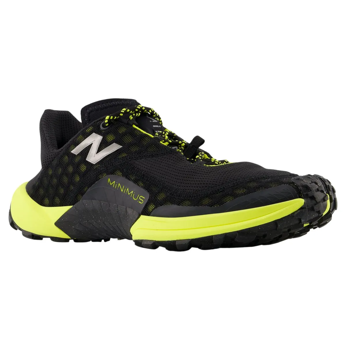 New Balance Men's Minimus Trail Black/Firefly/Ginger Lemon