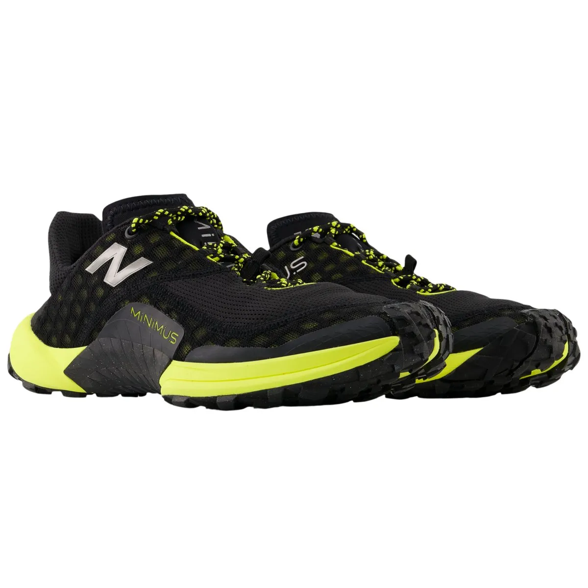 New Balance Men's Minimus Trail Black/Firefly/Ginger Lemon