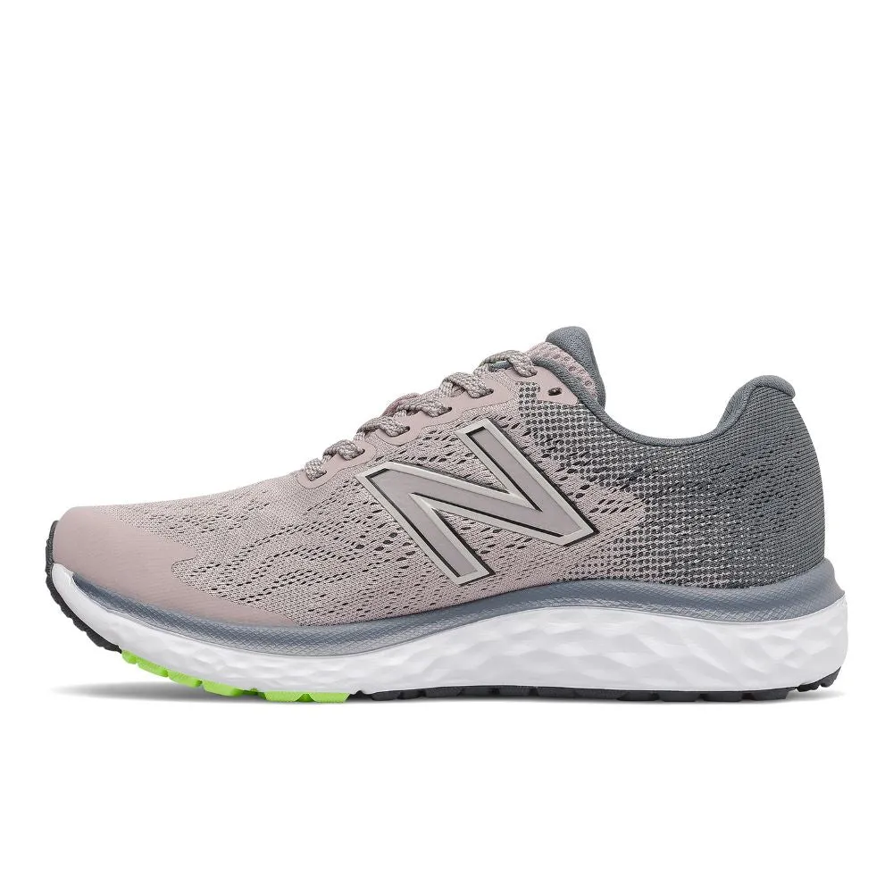 'New Balance' Women's Fresh Foam 680v7 - Logwood w/Ocean Grey & Bleached Lime Glo