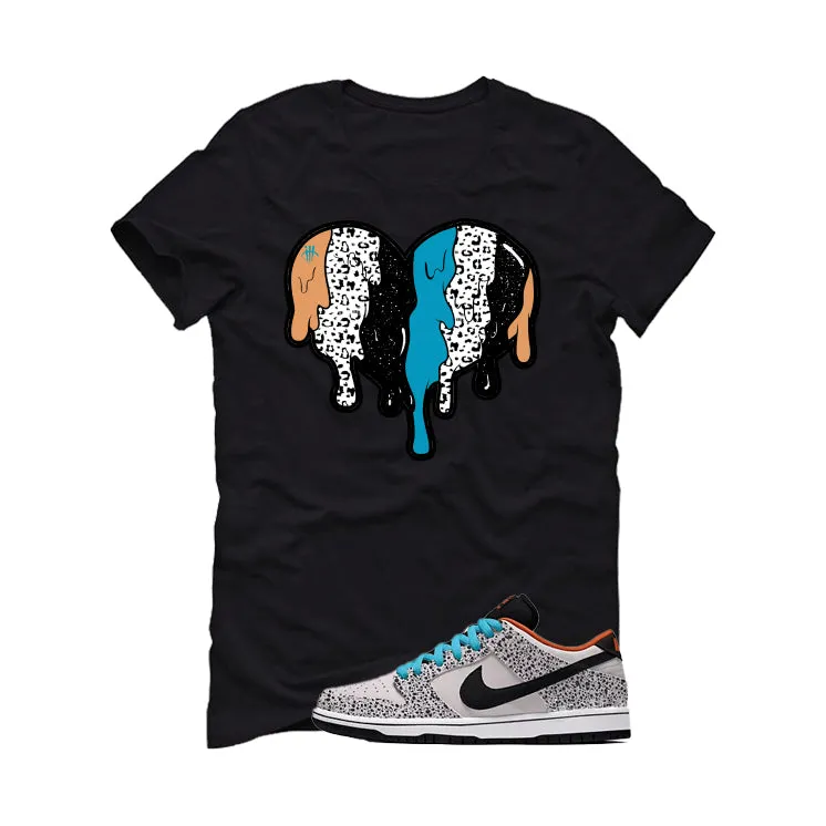 Nike SB Dunk Low Safari Olympics Black T-Shirt (Heart)| illcurrency