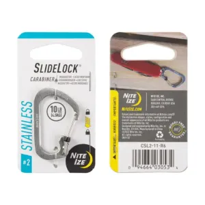 NITE IZE Slidelock® #2 Aluminium Carabiner