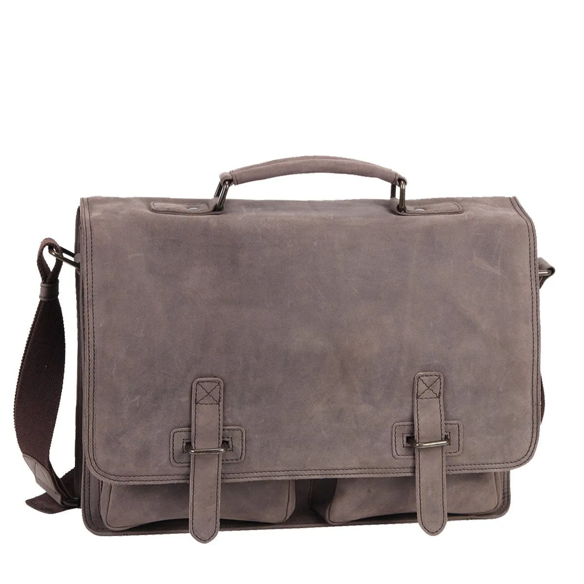 Noah Double Pocket Laptop Briefcase