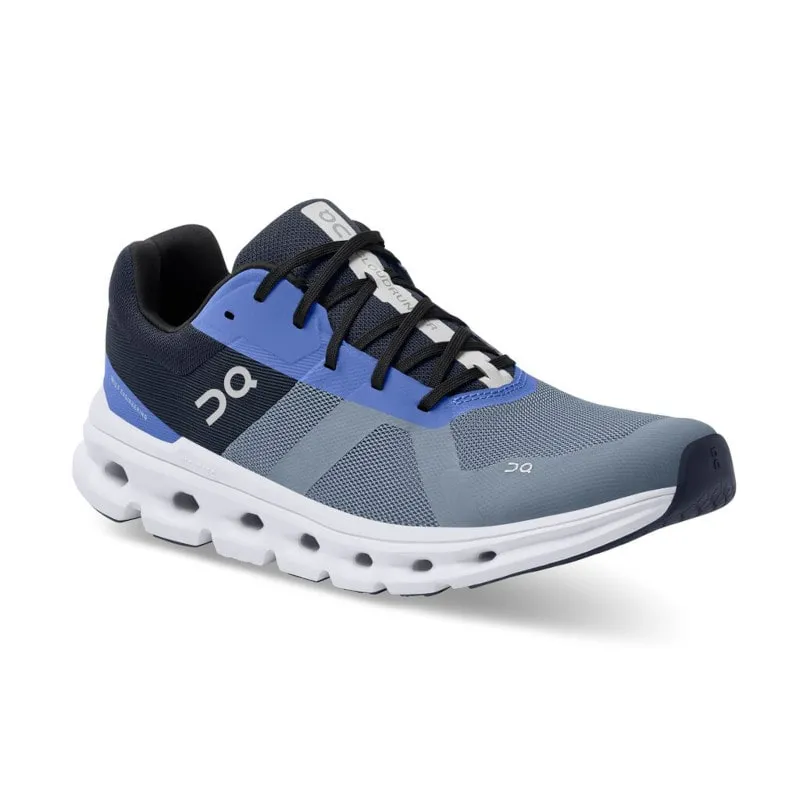 'On Running' Men's Cloudrunner - Metal /  Midnight