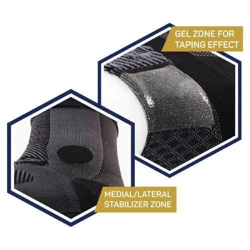 OS1st AF7 Ankle Bracing Sleeve Single Left Black