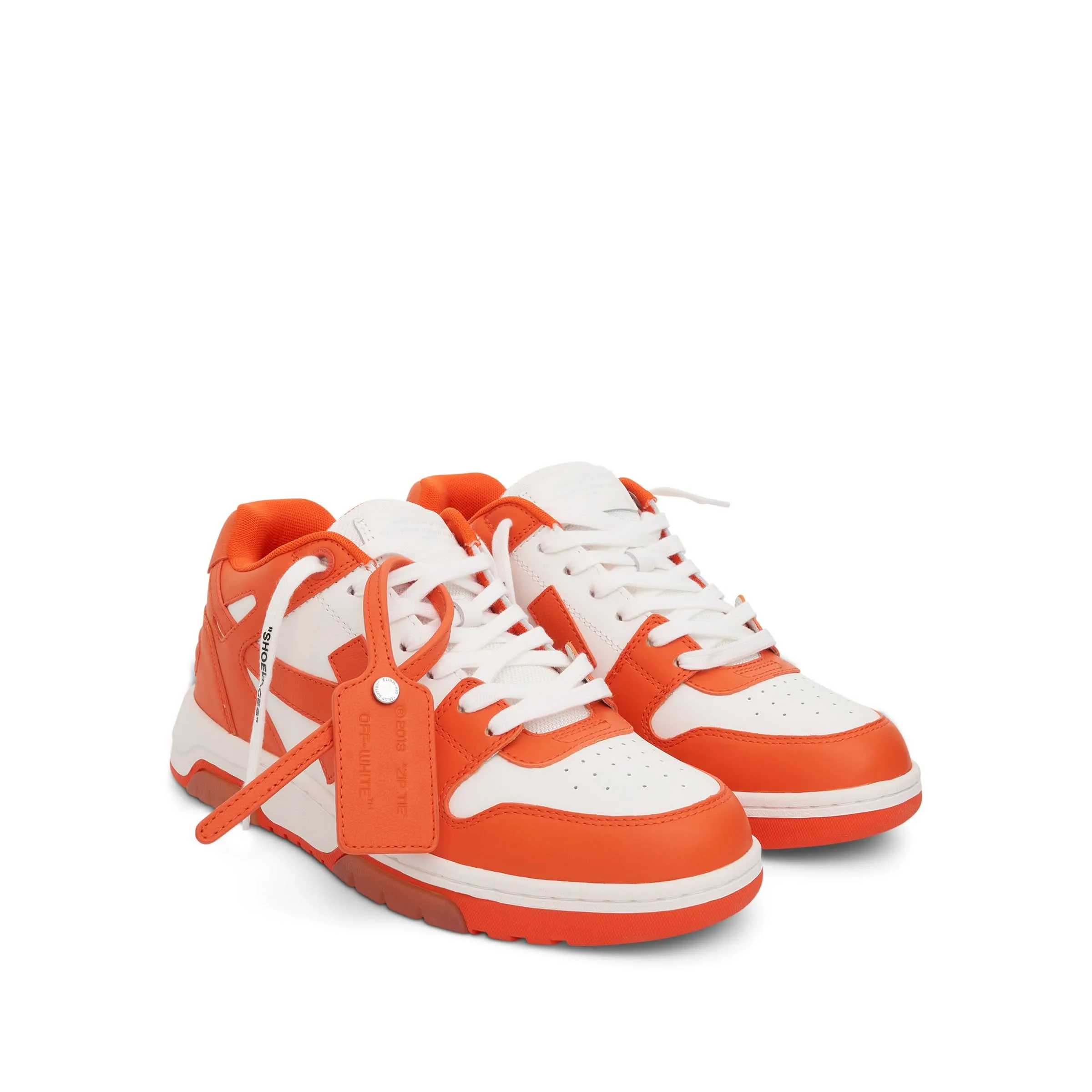 Out Of Office Sneakers in White & Orange