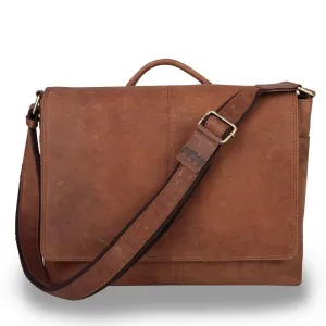 Parker Vintage Leather iLaptop Bag (Suede Touch)