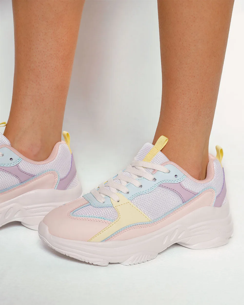 Pastel Pop Platform Sneakers