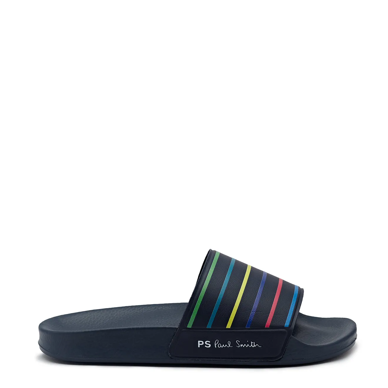 Paul Smith Nyro Pool Slides Navy Stripe