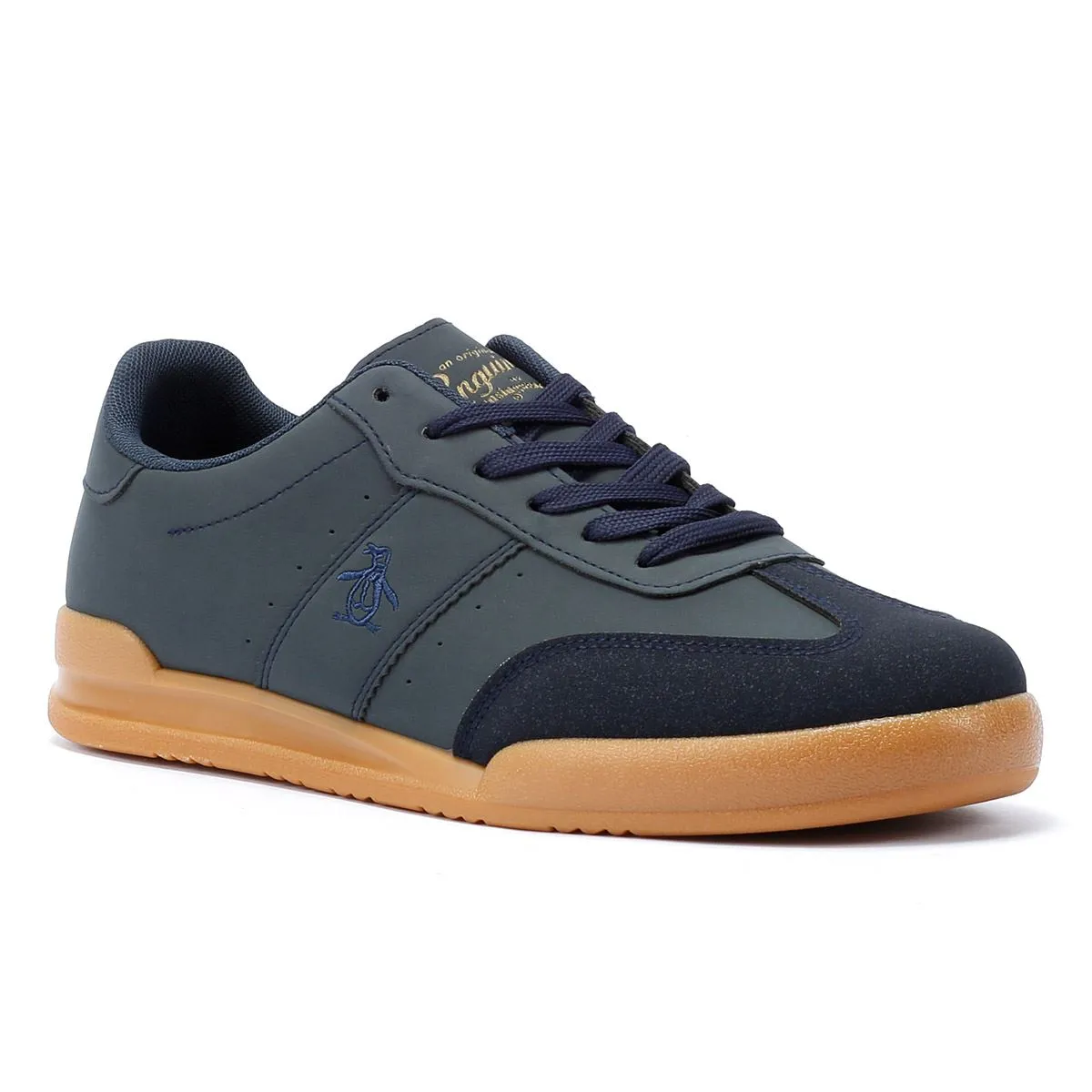 Penguin Giovanni Men's Navy Trainers