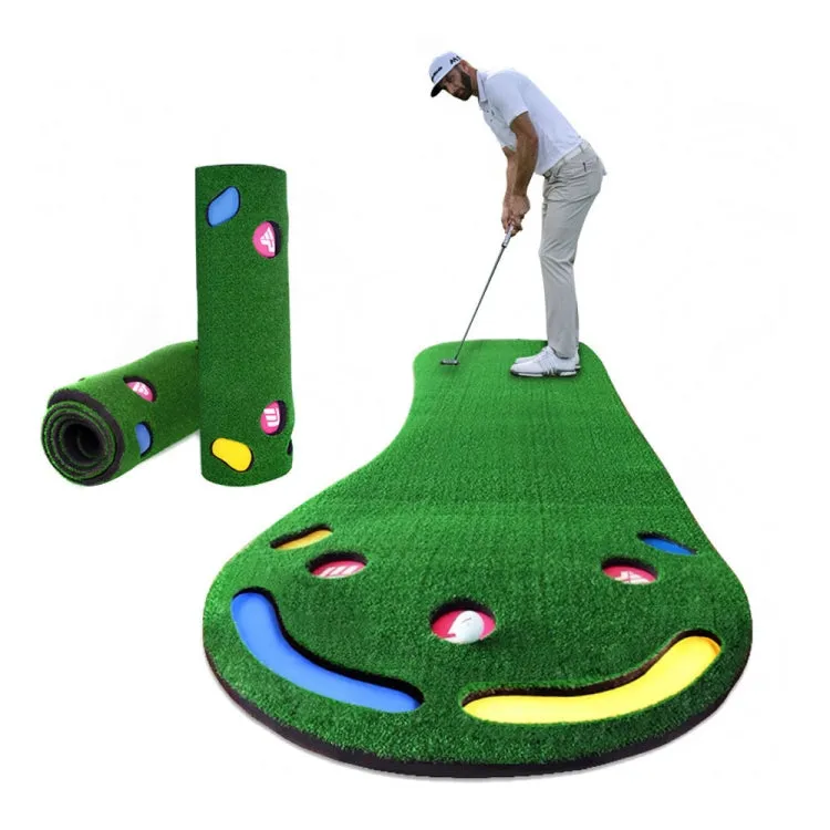 PGM GL002 Indoor Golf Putting Trainer Big Feet Mini Golf Practice Blanket, Style:Lawn