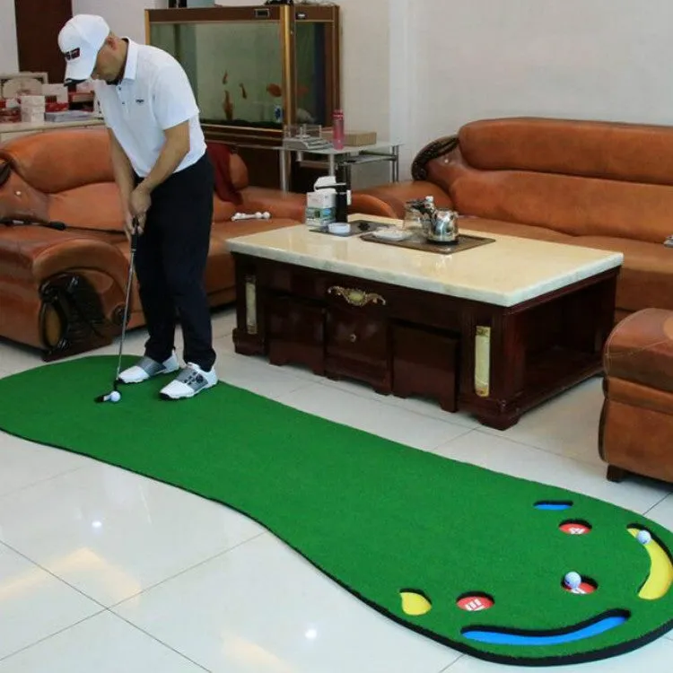 PGM GL002 Indoor Golf Putting Trainer Big Feet Mini Golf Practice Blanket, Style:Lawn