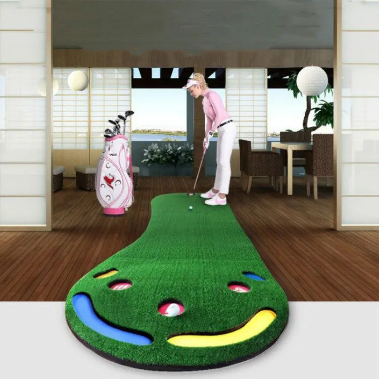 PGM GL002 Indoor Golf Putting Trainer Big Feet Mini Golf Practice Blanket, Style:Lawn