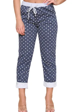 Polka Dots Drawstring Pants