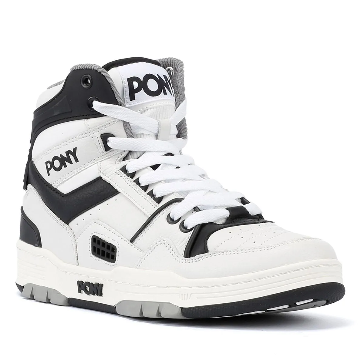 Pony M_100 White/Black Trainers