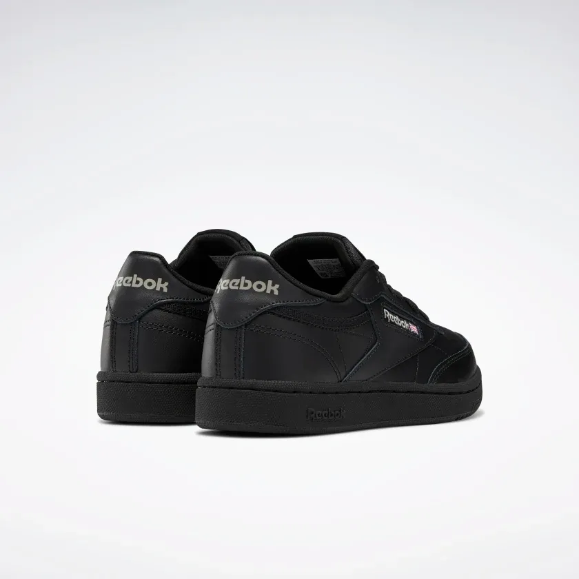 Reebok Kid's Club C GS Shoes - Black / Charcoal