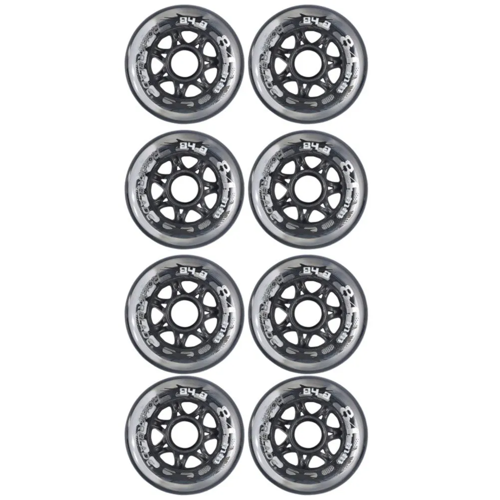 Rollerblade Wheels 84mm 84A 8 Pack - Sale