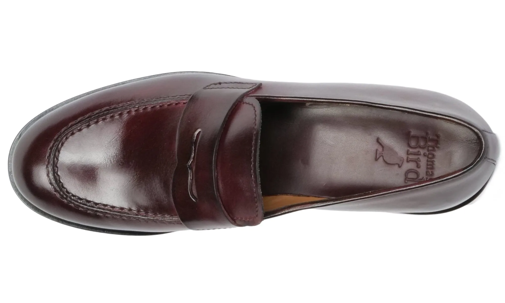 Roma Penny Loafer Oxblood