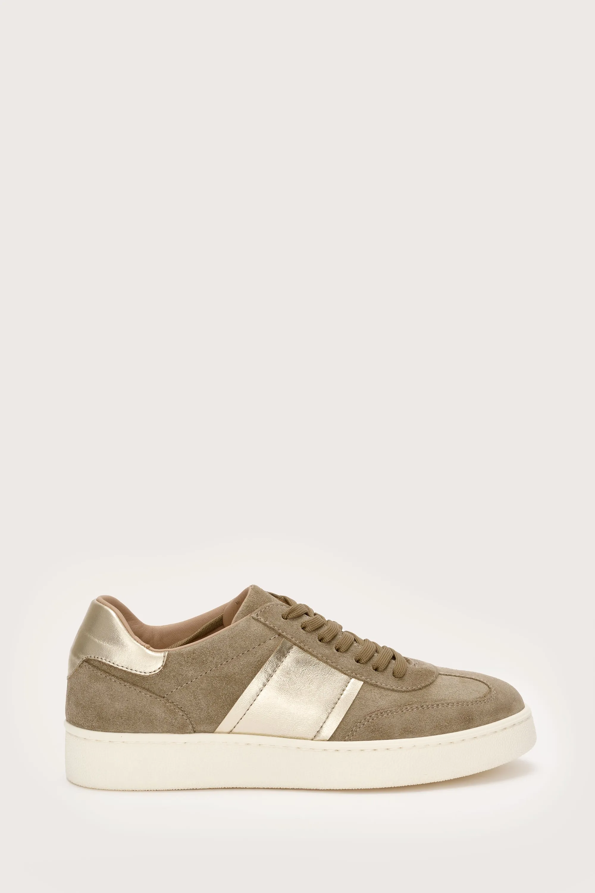 Rome Trainer Taupe/Gold