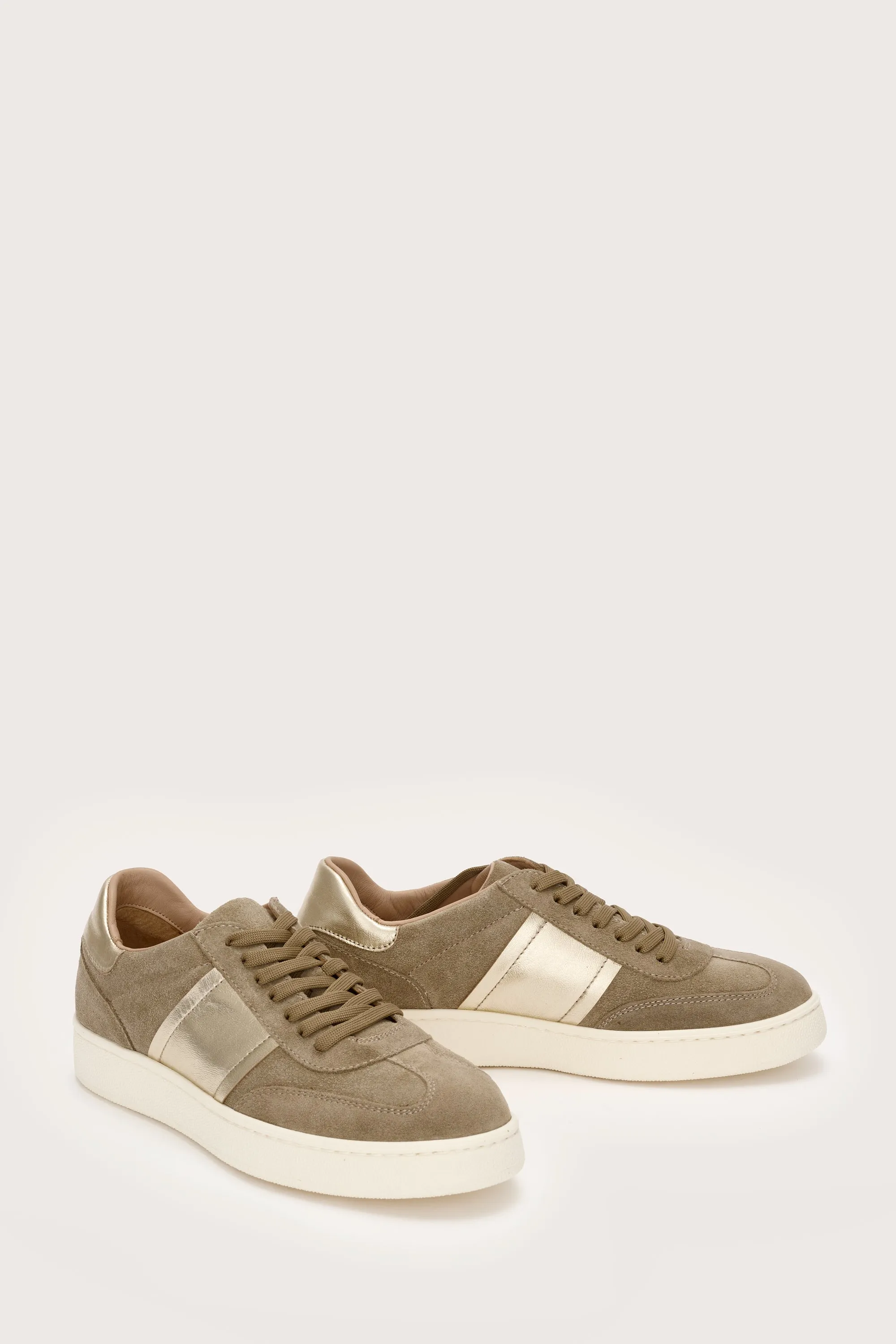 Rome Trainer Taupe/Gold