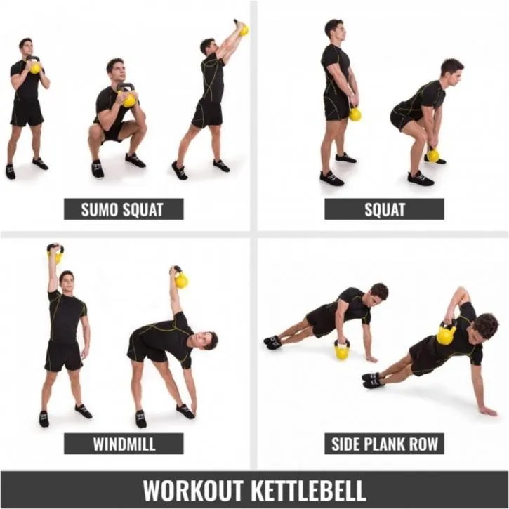 Rubber Coated Kettlebell 4KG