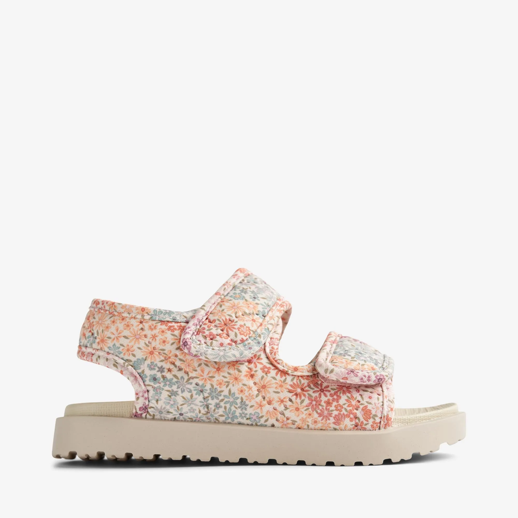 Sandal Open Toe Healy Print - rainbow flowers