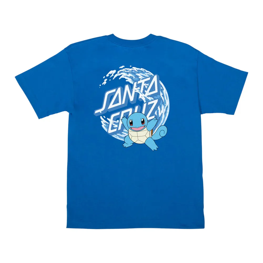 Santa Cruz x Pokémon Water Type 1 Youth T-Shirt - Royal