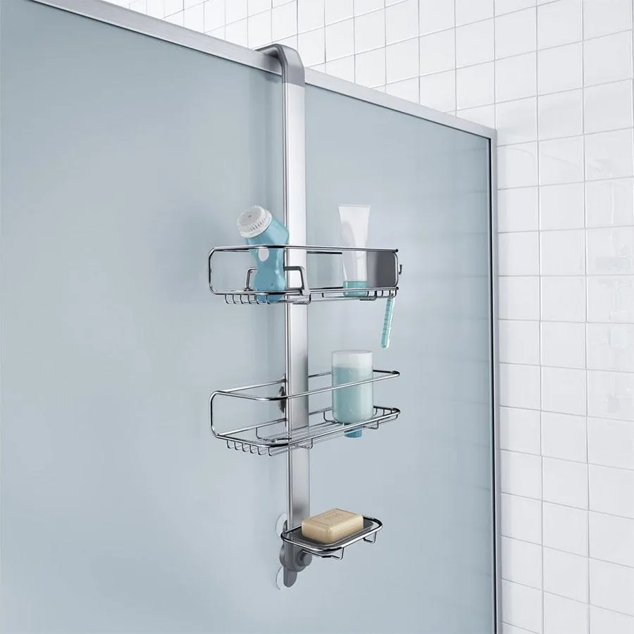 Simplehuman Stainless Steel Over Door Shower Caddy