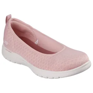 Skechers 138360 On-The-Go Flex - Siena Ladies Blush Pink Textile Vegan  Slip Ons