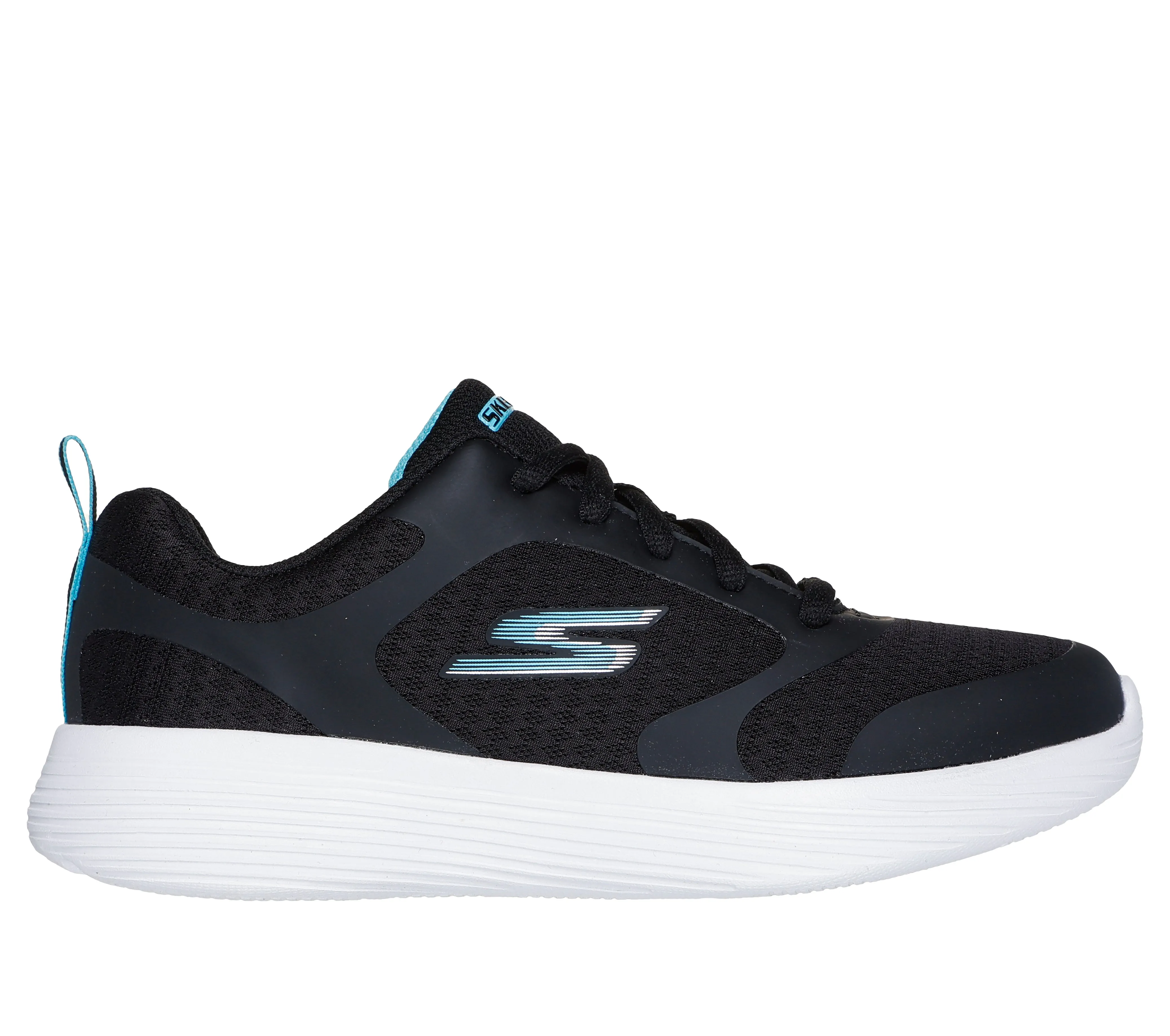 Skechers Go Run 400 Runner Reset Boys Black Blue Trainer