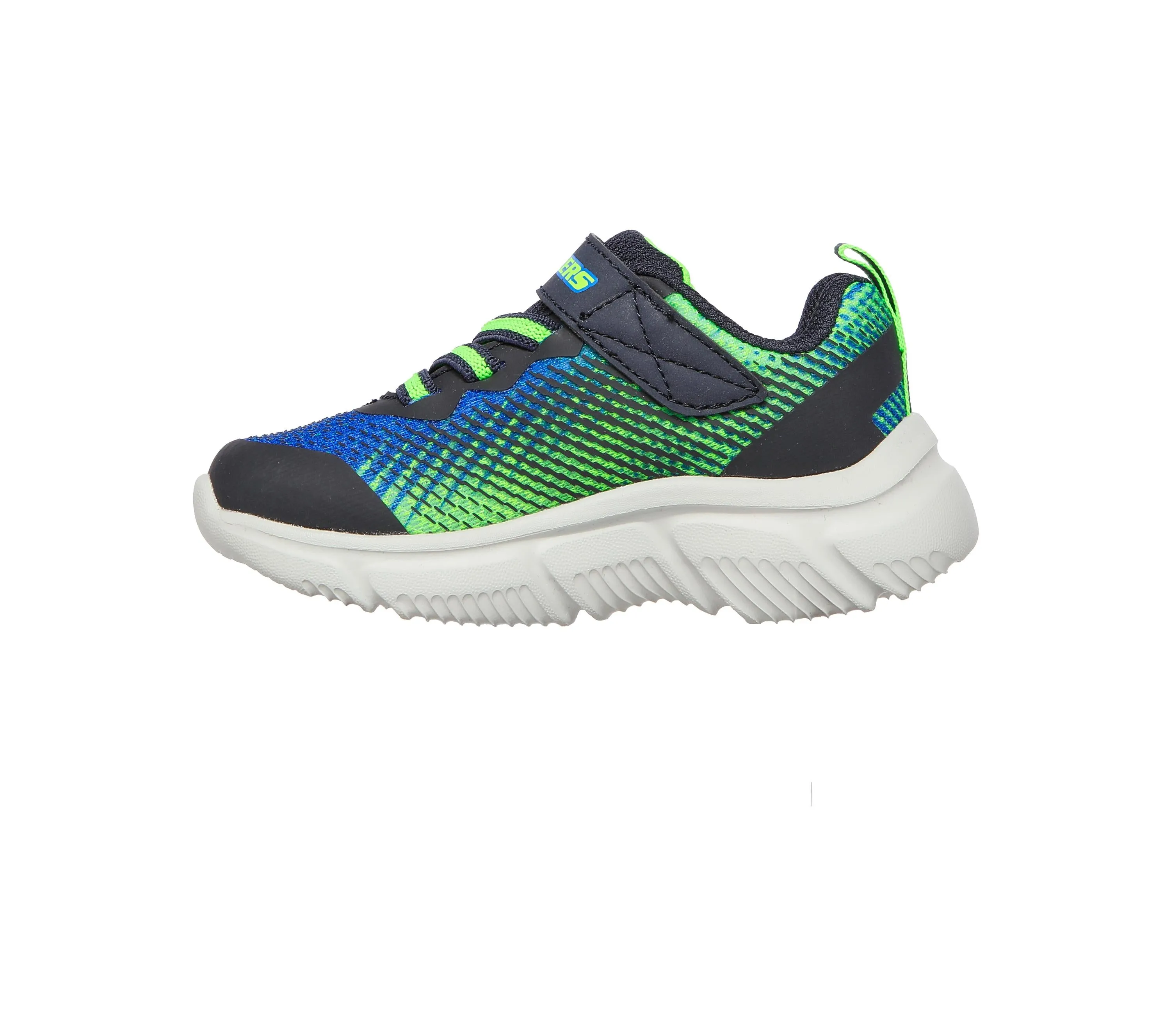 Skechers Go Run Norvo Boys Navy-Lime Trainer