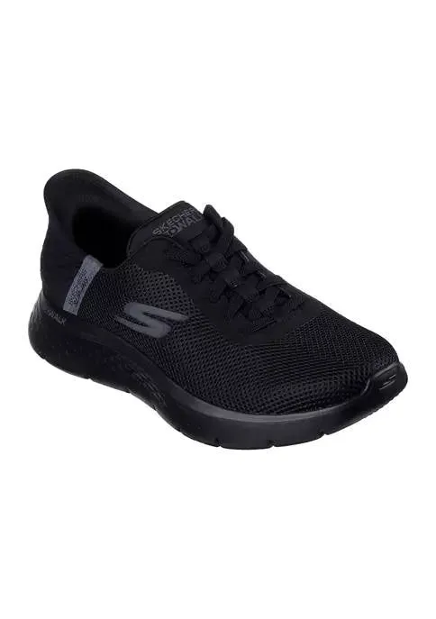 Skechers Mens Slip-ins Go Walk Flex Hands Up Black